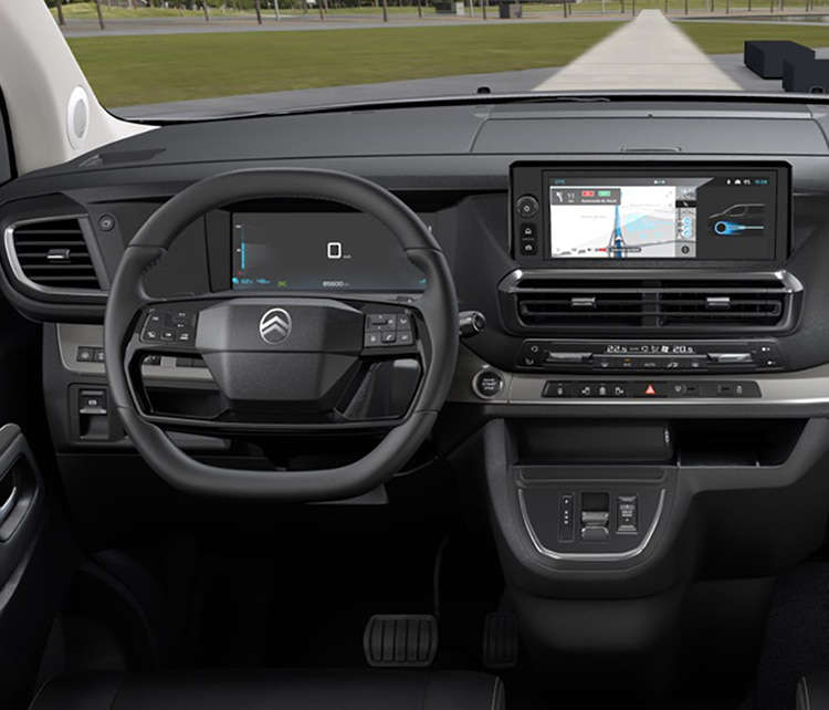 Сенсорний екран у салоні Citroen SpaceTourer